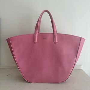 Pink Matt and Nat tote